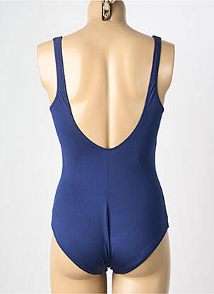 Maillot de bain 1 pièce imprimé fantaisie bleu ANTIGEL femme