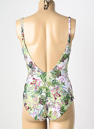 Maillot de bain 1 pièce imprimé fantaisie vert LISE CHARMEL femme