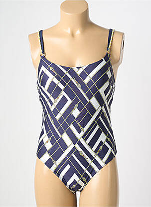 Maillot de bain 1 pièce imprimé fantaisie bleu MARIE JO femme