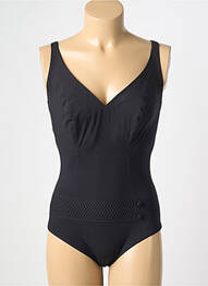 Maillot de bain 1 pièce noir EMPREINTE femme