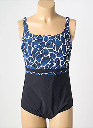 Maillot de bain 1 pièce imprimé fantaisie bleu ANITA femme