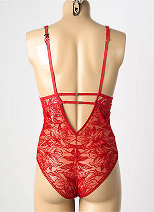 Body lingerie sans armature rouge AUBADE femme