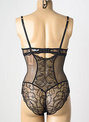 Body lingerie fermeture agrafe noir LISE CHARMEL femme