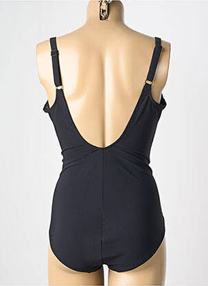 Maillot de bain 1 pièce imprimé fantaisie noir ROSA FAIA femme