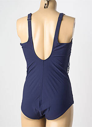 Maillot de bain 1 pièce imprimé fantaisie bleu ANITA femme