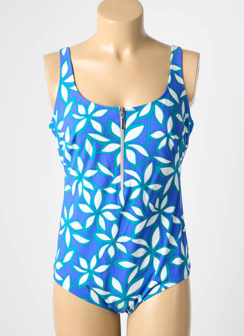 Maillot de bain 1 pièce bleu ROSA FAIA femme