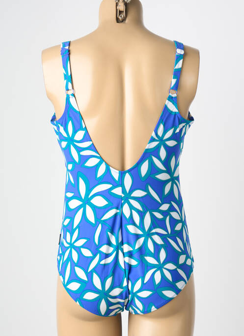 Maillot de bain 1 pièce bleu ROSA FAIA femme