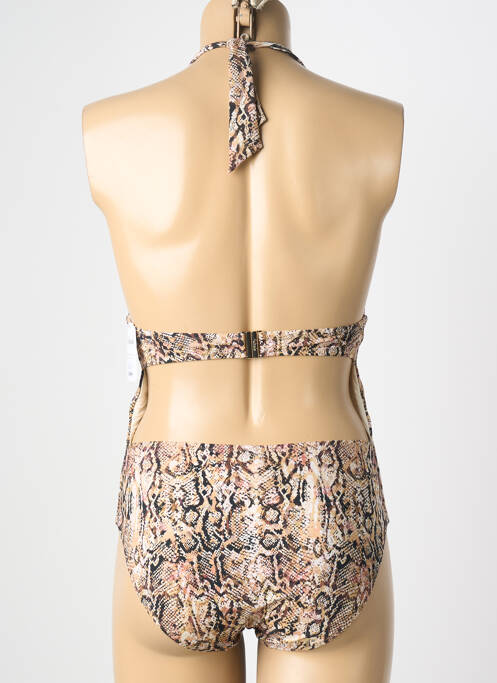 Maillot de bain 1 pièce marron AUBADE femme