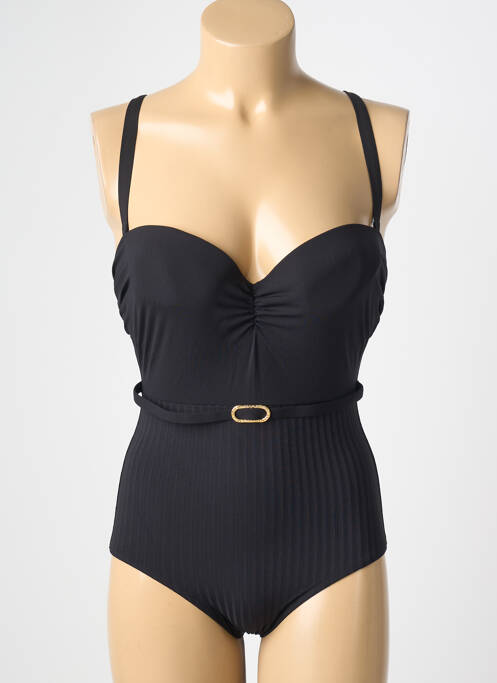 Maillot de bain 1 pièce noir EMPREINTE femme