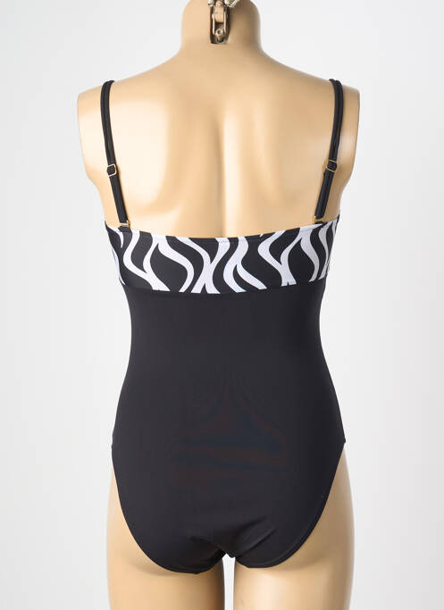 Maillot de bain 1 pièce bretelles élastiquées noir LISE CHARMEL femme