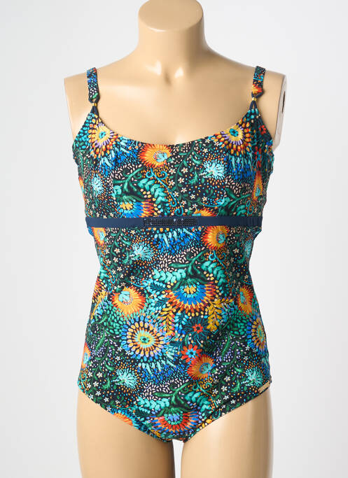 Maillot de bain 1 pièce imprimé fantaisie noir LISE CHARMEL femme