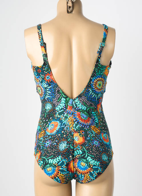 Maillot de bain 1 pièce imprimé fantaisie noir LISE CHARMEL femme