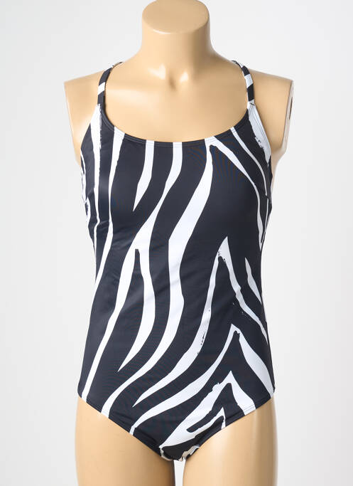 Maillot de bain 1 pièce imprimé fantaisie noir TRIUMPH femme