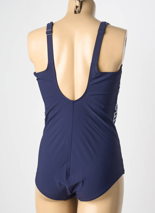 Maillot de bain 1 pièce imprimé fantaisie bleu ANITA femme