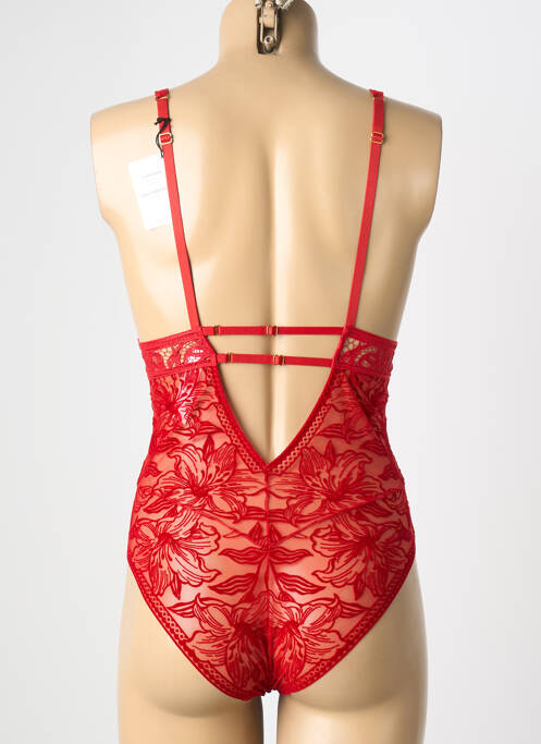 Body lingerie sans armature rouge AUBADE femme
