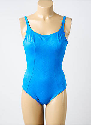 Maillot de bain 1 pièce bleu ANTIGEL femme