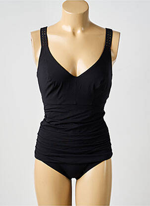 Maillot de bain 1 pièce noir EMPREINTE femme