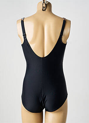 Maillot de bain 1 pièce imprimé fantaisie noir ANITA femme