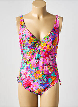 Maillot de bain 1 pièce imprimé fantaisie rose PRIMA DONNA femme