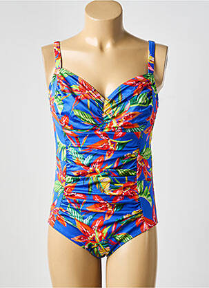 Maillot de bain 1 pièce imprimé fantaisie bleu PRIMA DONNA femme