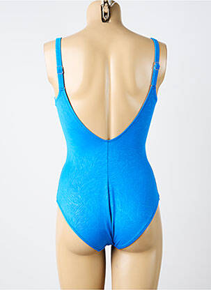 Maillot de bain 1 pièce bleu ANTIGEL femme