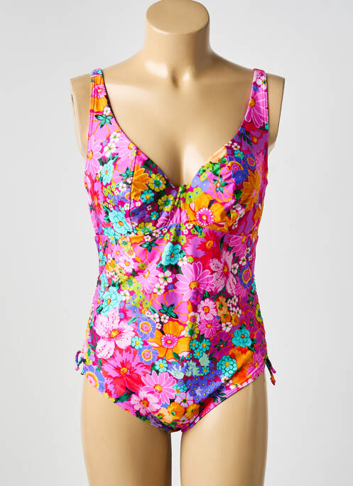 Maillot de bain 1 pièce imprimé fantaisie rose PRIMA DONNA femme