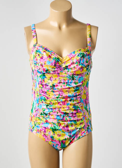 Maillot de bain 1 pièce imprimé fantaisie jaune PRIMA DONNA femme