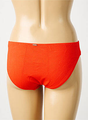 Bas de maillot de bain effet matière satinée culotte orange AUBADE femme