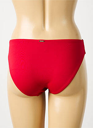 Bas de maillot de bain tissage satiné culotte rouge AUBADE femme