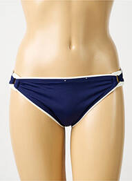 Bas de maillot de bain tissage satiné culotte bleu AUBADE femme