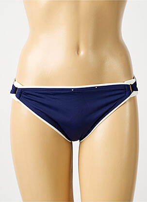 Bas de maillot de bain tissage satiné culotte bleu AUBADE femme