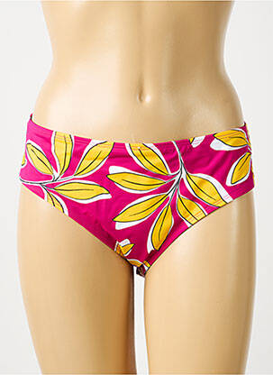 Bas de maillot de bain imprimé tie and dye culotte rose AUBADE femme