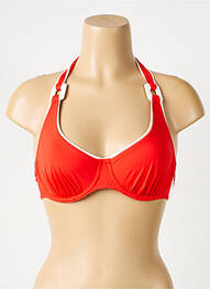 Haut de maillot de bain haut soutien-gorge emboitant haut soutien-gorge emboitant rouge AUBADE femme