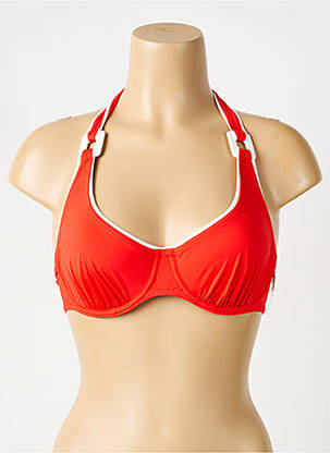 Haut de maillot de bain haut soutien-gorge emboitant haut soutien-gorge emboitant rouge AUBADE femme