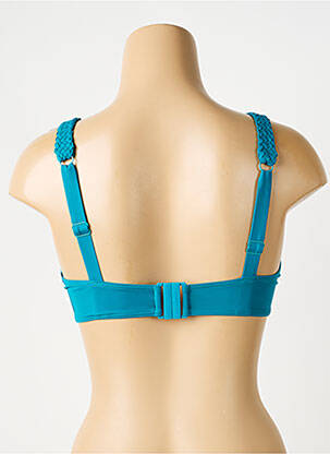 Haut de maillot de bain stretch haut soutien-gorge emboitant bleu AUBADE femme