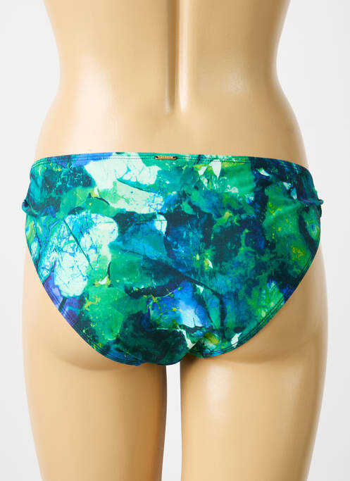 Bas de maillot de bain imprimé fantaisie culotte vert AUBADE femme