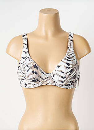 Haut de maillot de bain stretch haut soutien-gorge emboitant beige AUBADE femme