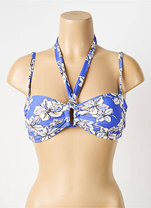 Haut de maillot de bain haut bandeau haut bandeau bleu AUBADE femme