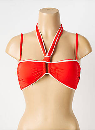 Haut de maillot de bain stretch haut bandeau orange AUBADE femme