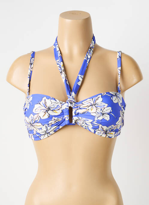 Haut de maillot de bain haut bandeau haut bandeau bleu AUBADE femme