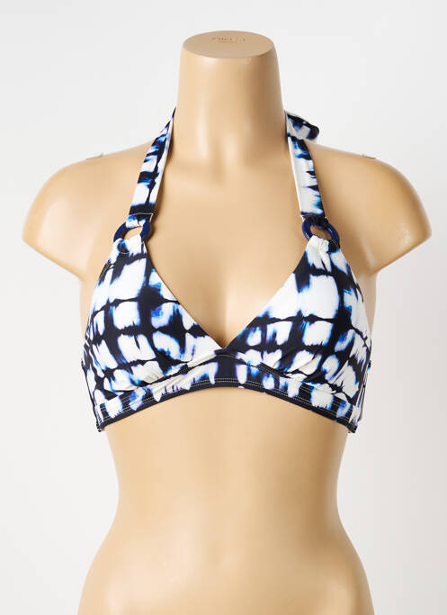 Haut de maillot de bain haut triangles haut triangles bleu AUBADE femme