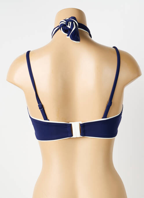 Haut de maillot de bain stretch haut bandeau bleu AUBADE femme