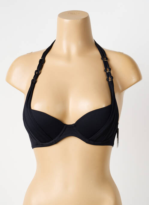 Haut de maillot de bain stretch haut soutien-gorge moulé noir AUBADE femme
