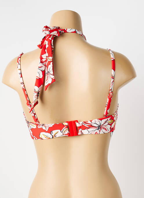 Haut de maillot de bain bretelles élastiquées orange AUBADE femme