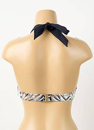 Haut de maillot de bain stretch haut soutien-gorge push-up noir AUBADE femme