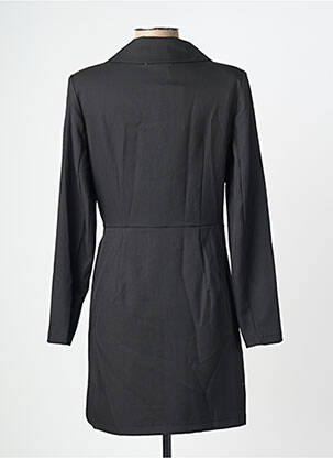 Robe courte manches longues manches longues noir KILKY femme
