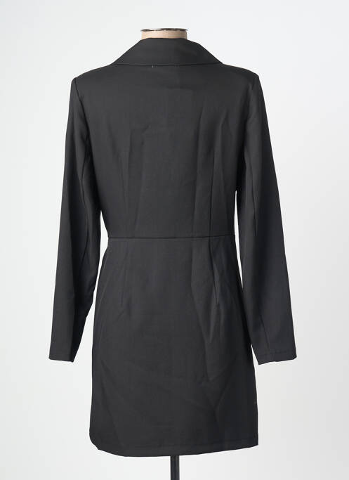 Robe courte manches longues manches longues noir KILKY femme
