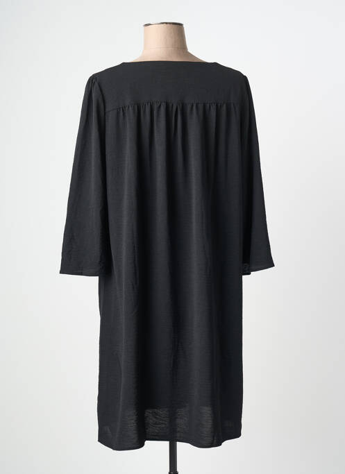 Robe courte manches 3/4 manches 3/4 noir GRACE & MILA femme