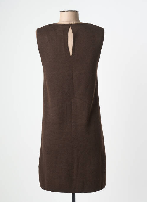 Robe courte marron GRACE & MILA femme