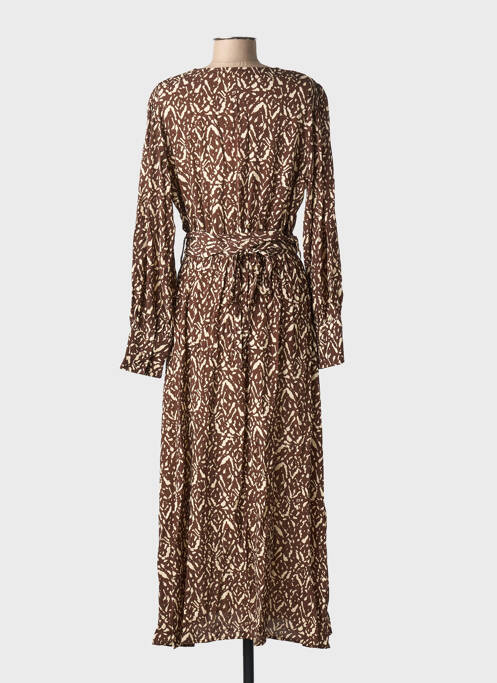 Robe longue marron GRACE & MILA femme